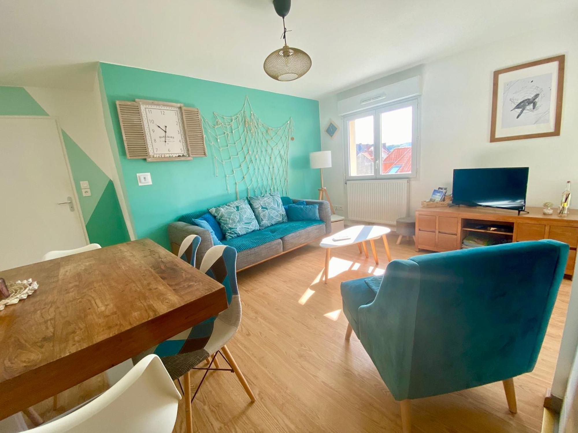 Fl'Heurt De Mer Appartement Au Pied De La Plage, Vue Mer Le Portel Exterior foto